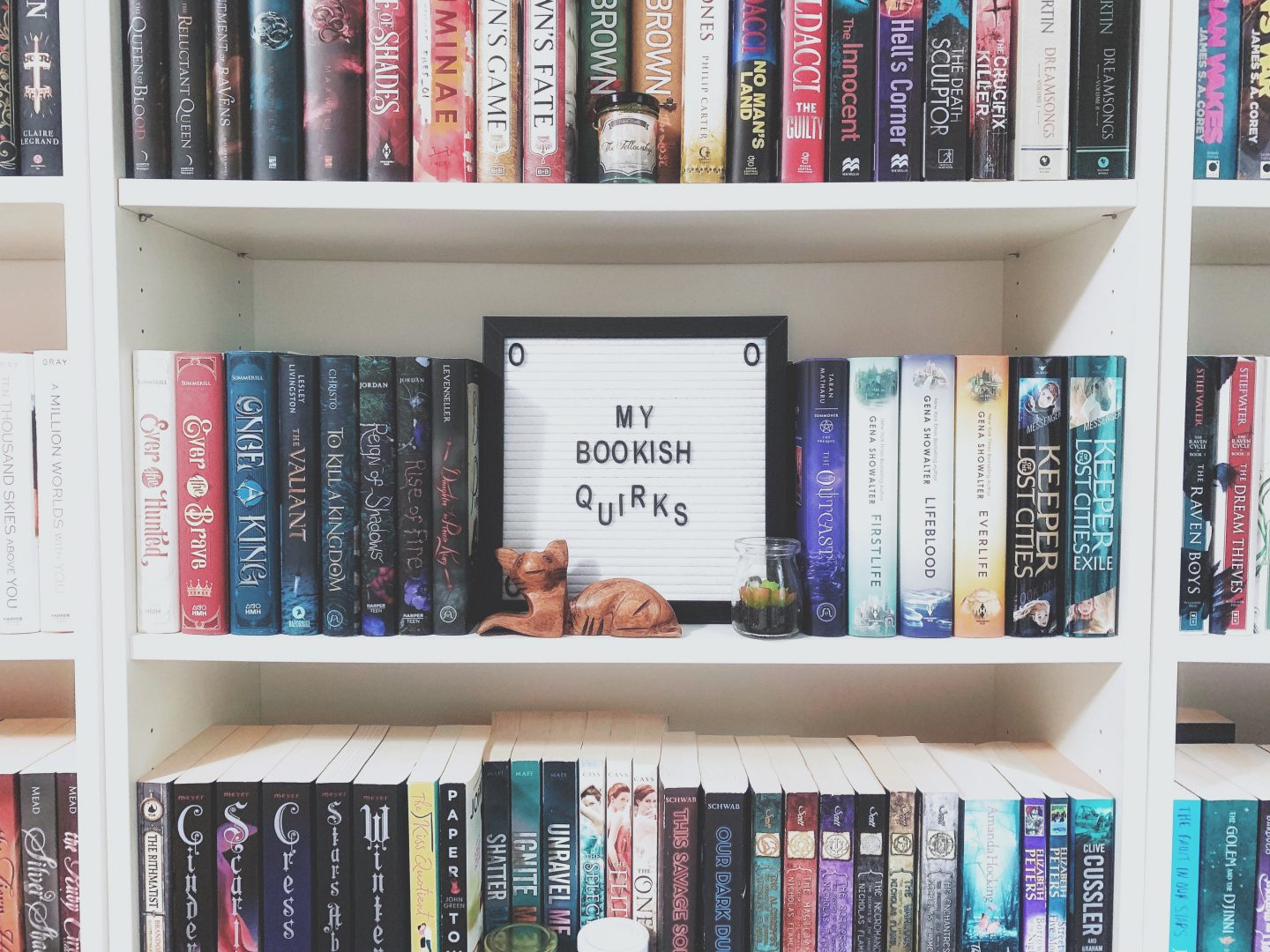 My bookish quirks