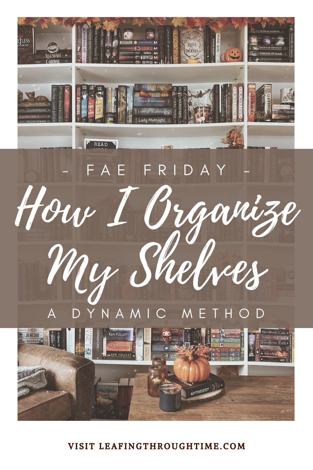 Fae Friday – How I Organize My Shelves