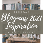 Blogmas 2021 post ideas